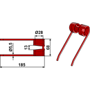 Dent de fenaison pour autochargeuse PÖTTINGER 436,151 adaptable - BlackSteel©