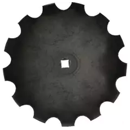 Disque crénelé ∅660x7 pour cover crop GREGOIRE BESSON 851001198 adaptable