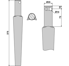 Kreiseleggenzinken - rechts / links RH30 RH  Eros