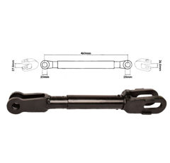 Suspente pour tracteur MASSEY FERGUSON 1423697M92 adaptable