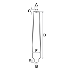 Silencieux d'échappement pour tracteur DEUTZ-FAHR 04385384 adaptable
