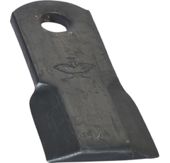 Couteau droit pour broyeur 125x45mm NOBILI adaptable - Blacksteel©