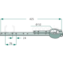 Tête de lame pour moissonneuse-batteuse LAVERDA LA322702950 adaptable