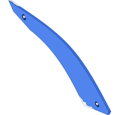 Streichblech-Streifen 4 - rechts SRP350W4M Rabe by Muzzi Industrie