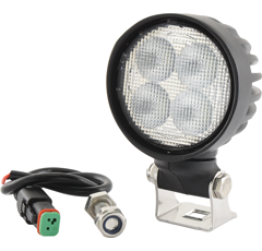 Phare de travail Rond 4 LED 10-30V 20W 2000 lumens 