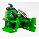 Zugmaul automatisch, verstärkte Ausführung,W= 390 S32, Ø 38 mm Bolzen, John Deere Grün 