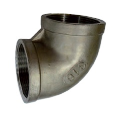 Raccord coudé  F/F 20 bars inox