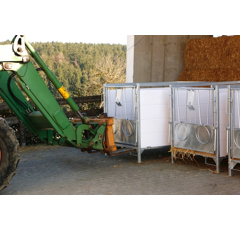 Niche à veau petit 130 x 85 x 131 cm