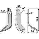 Fräsmesser Rechts 185 x 50 JNC Nachbau