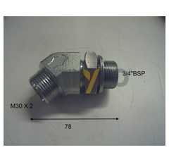 Raccord pour téléscopique MERLO 56415 adaptable
