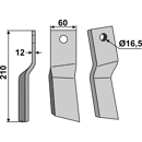 Rotorzinken,  A Links 210 x 60 Howard Nachbau