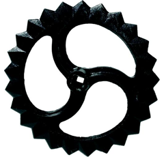 Rueda estrella para AMAZONE 40879 adaptable - BlackSteel©