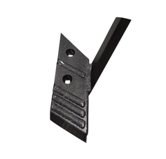 Pointe Droit avec aileron carbure et rechargement pour charrue STEENO 3034002 adaptable