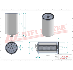 Filtre à gasoil adaptable HIFI FILTER SN55441