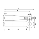 Anneau d'attelage plat 5,5 T
