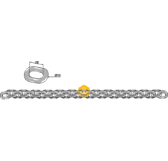 Chaîne 10 x 38 mm pour épandeur HOLMER adaptable