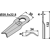 Couteau bombé pour faucheuse JF-STOLL 1380.0013 adaptable - BlackSteel©