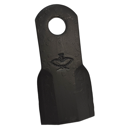 Couteau droit pour broyeur 115x40mm AGRICOM adaptable - Blacksteel©