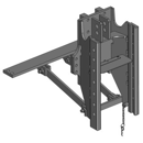 Lagerbock HVLB,W= 330 S32,MB-Trac BR 442 BR 443 Schwarz, Scharmüller