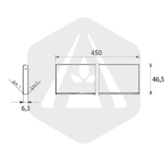 Palette pour MEC 8000 450 mm adaptable