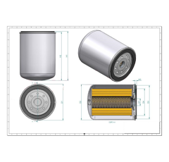 Filtre hydraulique adaptable HIFI FILTER SH56400