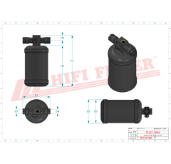 Deshydrateur Climatisation adaptable HIFI FILTER DYH90009