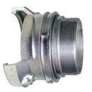 Raccord pompier fileté mâle avec verrou ø 50 x 2" en inox