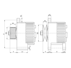 Alternateur 14 V - 42 A