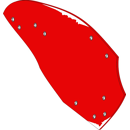 Streichblech-Hinterteil - rechts KK063261M Kverneland by Muzzi Industrie