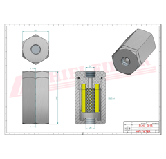 Filtre hydraulique adaptable HIFI FILTER SH52332