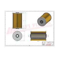 Filtre à huile adaptable HIFI FILTER SO7062