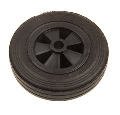 Vollgummirad m. PVC-Felge200x50x20,  Nabe 60mm lang VGR200PVC 