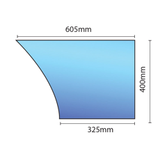 Vitre de porte de machine agricole MASSEY FERGUSON 3476160M1 adaptable