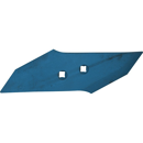 Pointe réversible droite pour charrue LEMKEN 3365540 adaptable