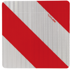 Plaque de signalisation type 3 - 282 x 282 mm unilatérale et rigide adaptable