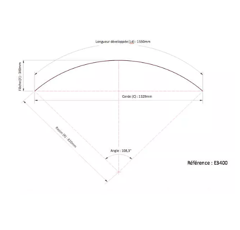 Garde boue DUNLOFLEX E3400 adaptable