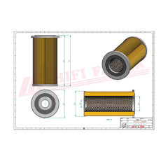Filtre hydraulique adaptable HIFI FILTER SH56064