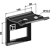Bride de fixation pour dent 60 x 60 mm adapt. BlackSteel©