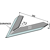 Hackschar 200mm - DURAFACE - Kverneland A164222200 - Mehrere Marken