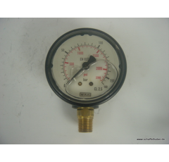 Manometer, 0 - 160 bar, G 1/4" unten,Ø 63 mm 1450082001