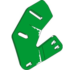 Halter für Einlegeblech - KK073311RM Kverneland by Muzzi Industrie