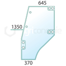 Vitre de porte gauche pour tracteur DEUTZ 04400340 adaptable