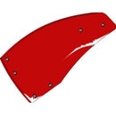 Streichblech-Hinterteil links für Pflug VOGEL & NOOT PK2.002.02 Nachbau