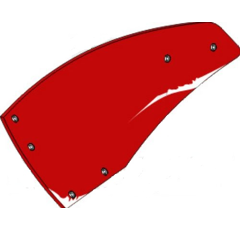 Versoir gauche pour charrue VOGEL & NOOT PK2.002.02 adaptable - BlackSteel©