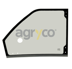 Vitre de portesupérieure - gauche - plate - claire pour téléscopique MERLO 91290 adaptable