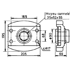 Messerhalter für Kreiselegge KUHN 52569300 original