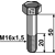 Schraube M16x1,5 für Mulcher BUCHER Nachbau  