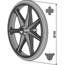 Packerring Ø 700 x 70 mm Nachbau  