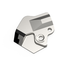 Pointe de soc Droite avec plaquettes carbure AMAZONE 207525 adaptable