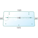 Vitre arrière verte pour machine agricole FIAT 5130388 adaptable